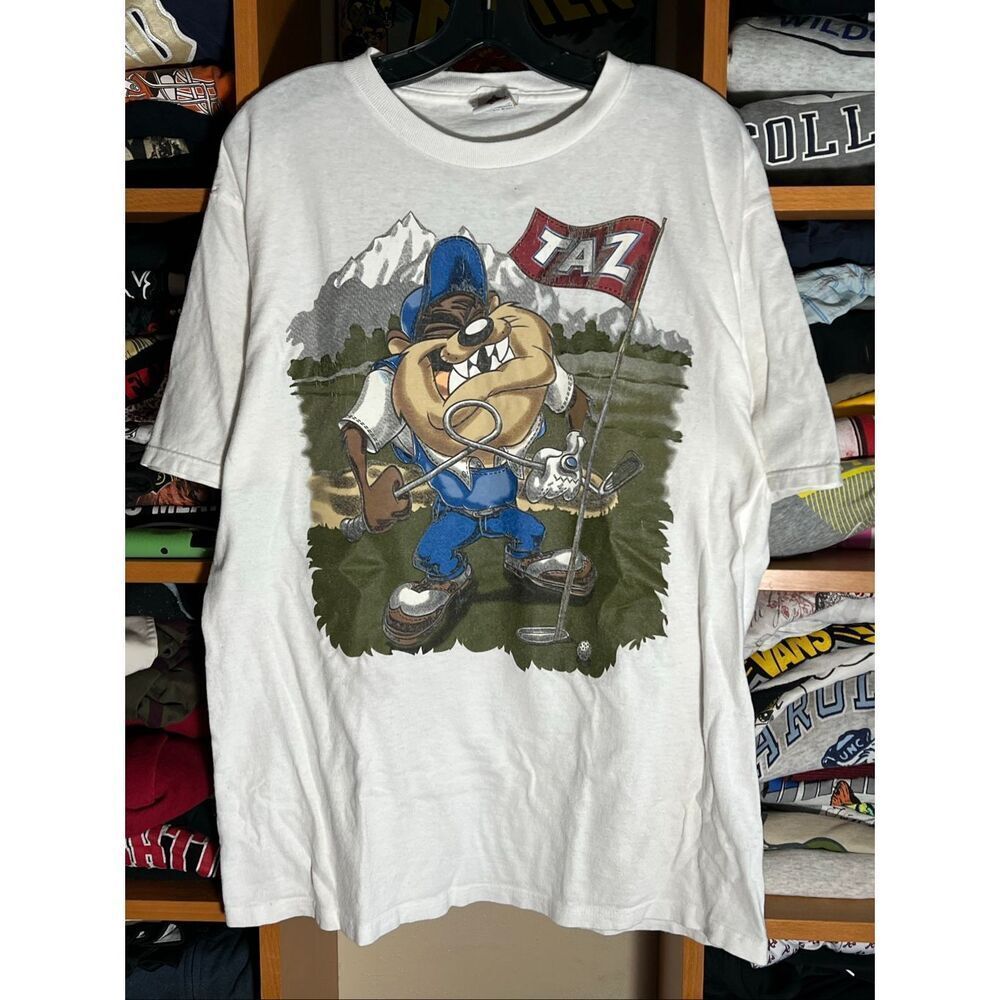Vintage 90s Looney Tunes Taz Golf Tee